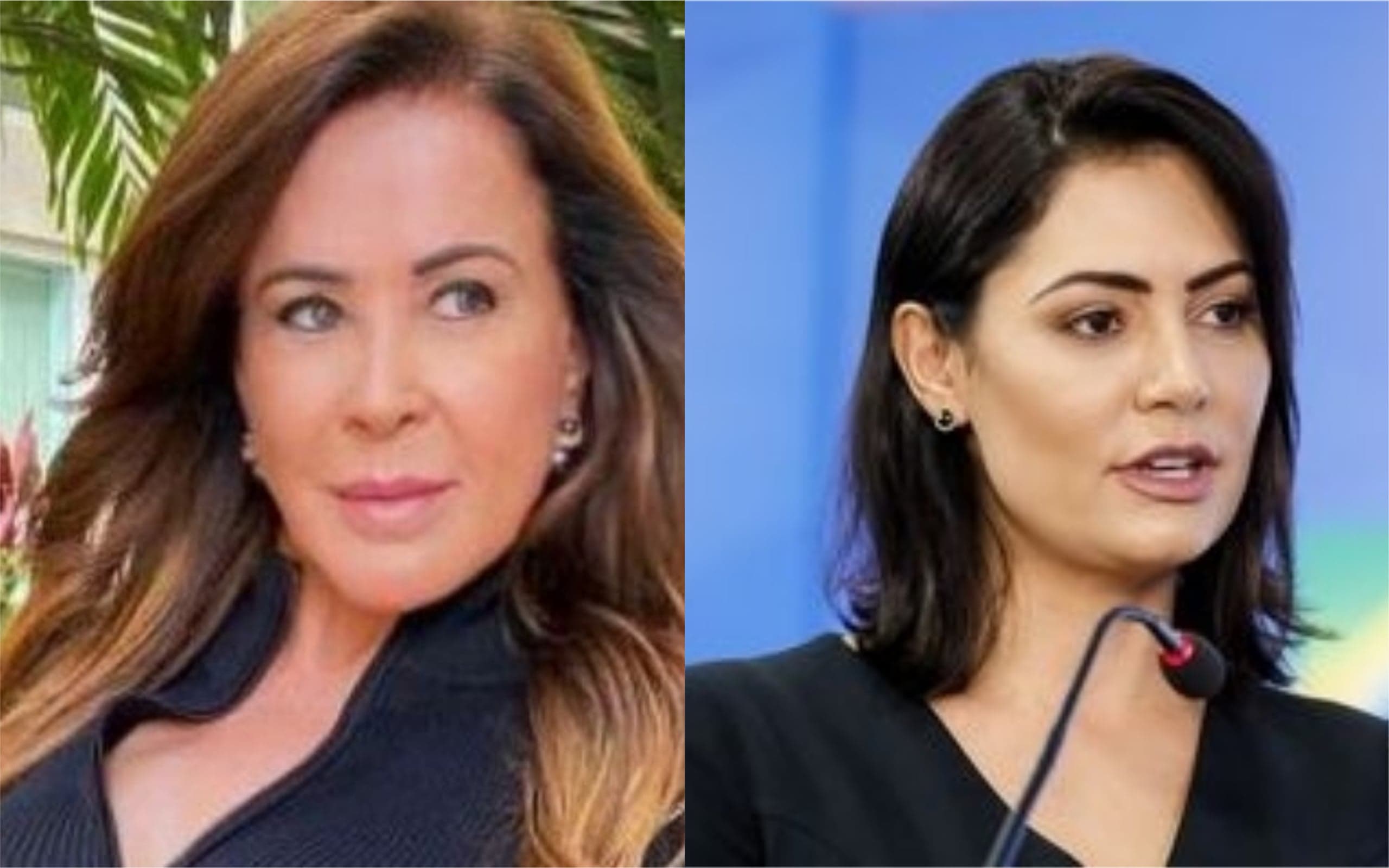 Zilu Godoi e Michelle Bolsonaro (Foto: Divulgação) Zilu Godoi e Michelle Bolsonaro (Foto: Divulgação)