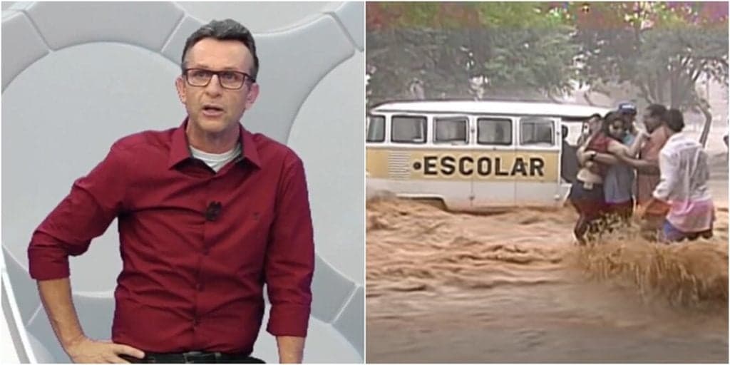 Neto coloca sua vida em risco para salvar mulheres em enchente e imagens são expostas: “Poderia ter morrido”