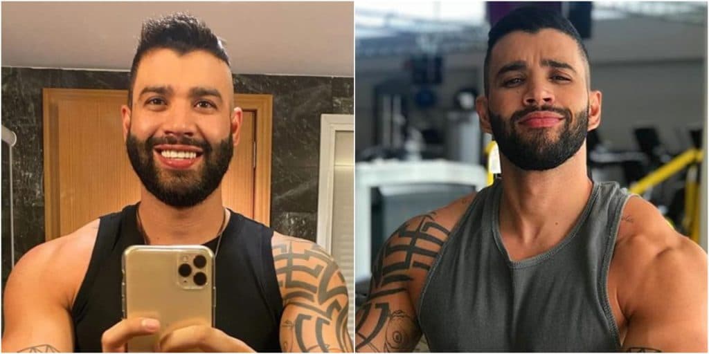 Gusttavo Lima arranca a camisa, surge em musculação e detalhe deixa fãs sem acreditarem: “Tá grande”