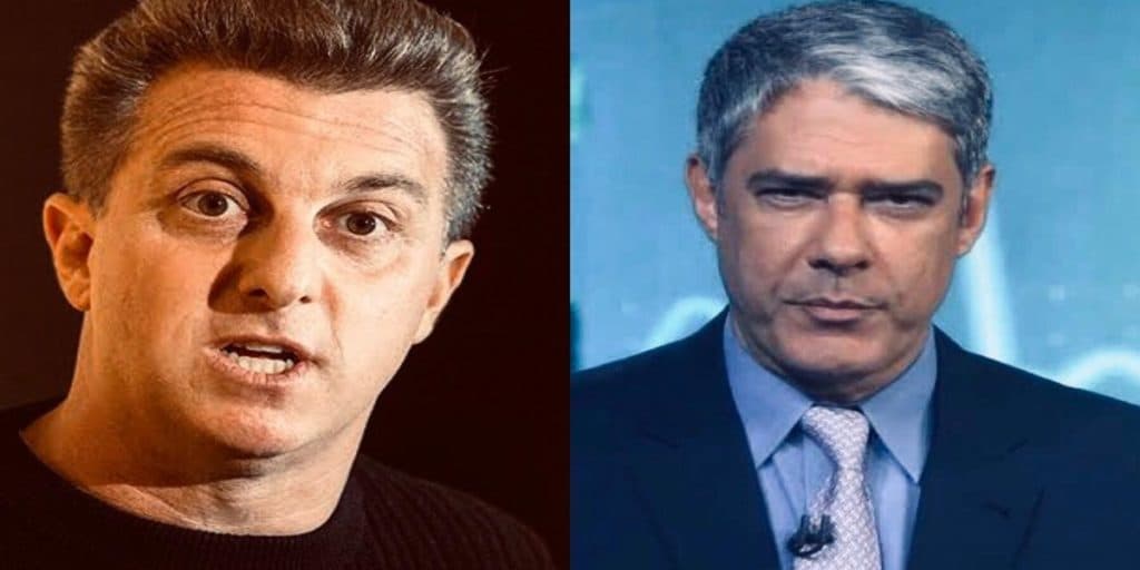 William Bonner brinca com Huck: "Deve estar ficando velho"