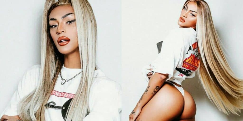 Pabllo Vittar coloca o bumbum pra cima, rebola gostoso e volume no shorts gera choque extremo: "É meu pa%"