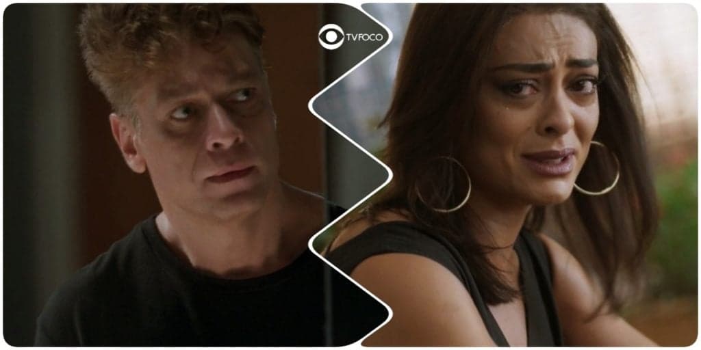 Totalmente Demais - Arthur flagra Carolina com Germano, dá chilique e tripudia: "Trapaceira"