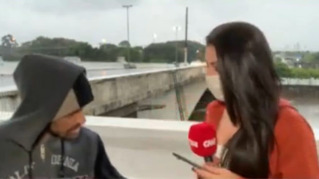 Repórter da CNN é ameaçada com faca ao vivo e desfecho trágico é anunciado