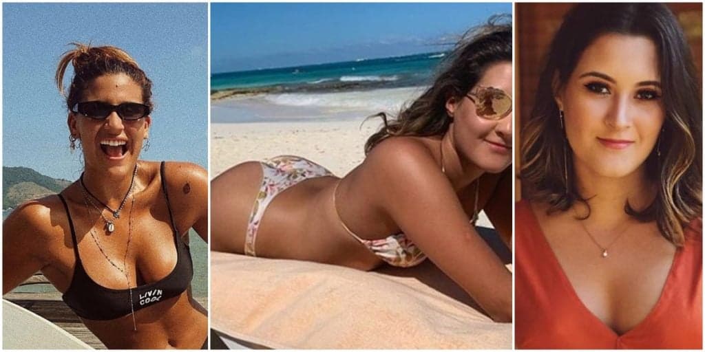 Bia Bonemer, filha de William Bonner, expõe parte avantajada e deixa Giulia Costa em choque: 'Perfeição'