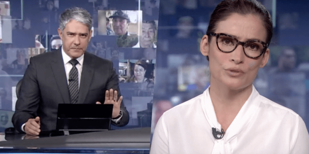 William Bonner e Renata fazem discurso arrasador no JN, saem do roteiro e massacram Bolsonaro ao Brasil: "Desonra"