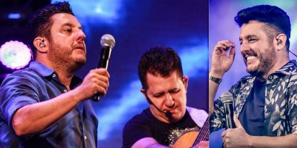 Bruno, da dupla com Marrone, enfia a mão nas partes íntimas do parceiro e faz textão: "Acostumado a tomar no c%"