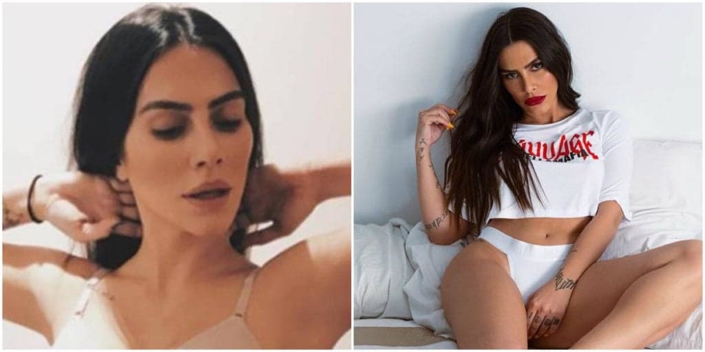Cleo Pires expõe os seios avantajados e tatuagem íntima em foto ousada: 'Perfeita'