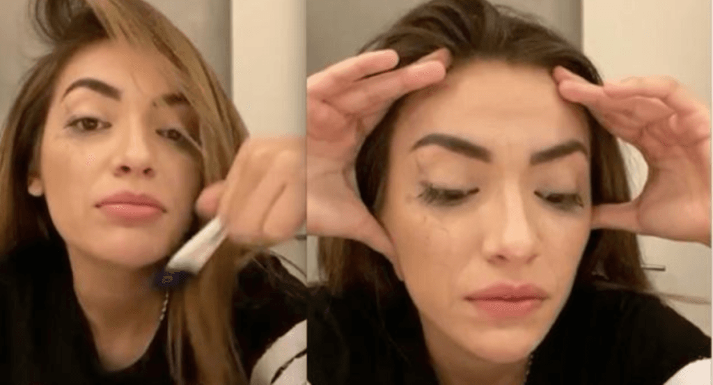 Após chocar com teste de gravidez ao vivo, Dani Russo se separa do namorado e chora muito: "Terminamos"