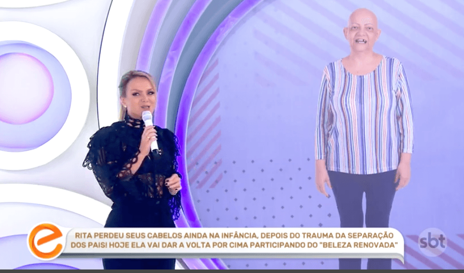 Eliana em programa inédito, explode e faz mudança arrebatadora em mulher sem dentes e cabelos: "Fiquei de pé"
