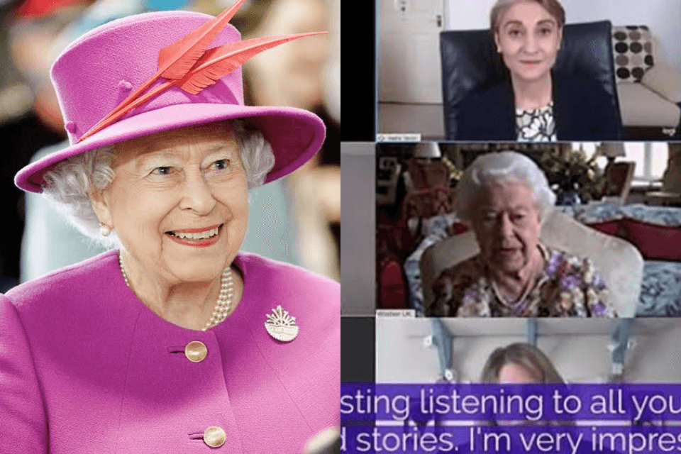 Moderna! Aos 94 anos, rainha Elizabeth II realiza sua primeira chamada de vídeo: "É muito interessante"