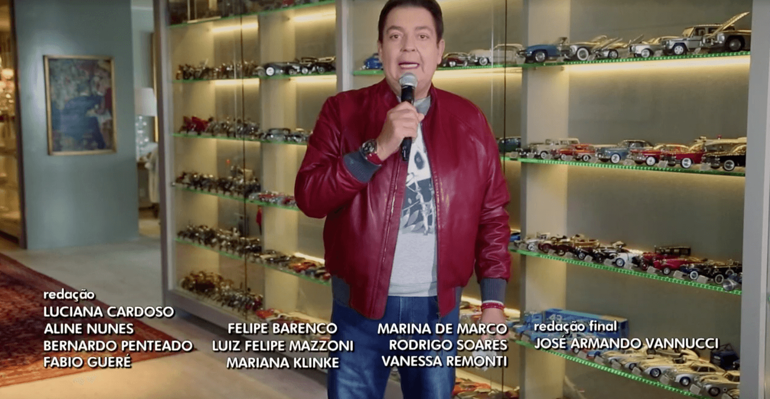 Faustão revelou coleção enorme de carrinhos após carta de demissão na Globo - Foto: Reprodução
