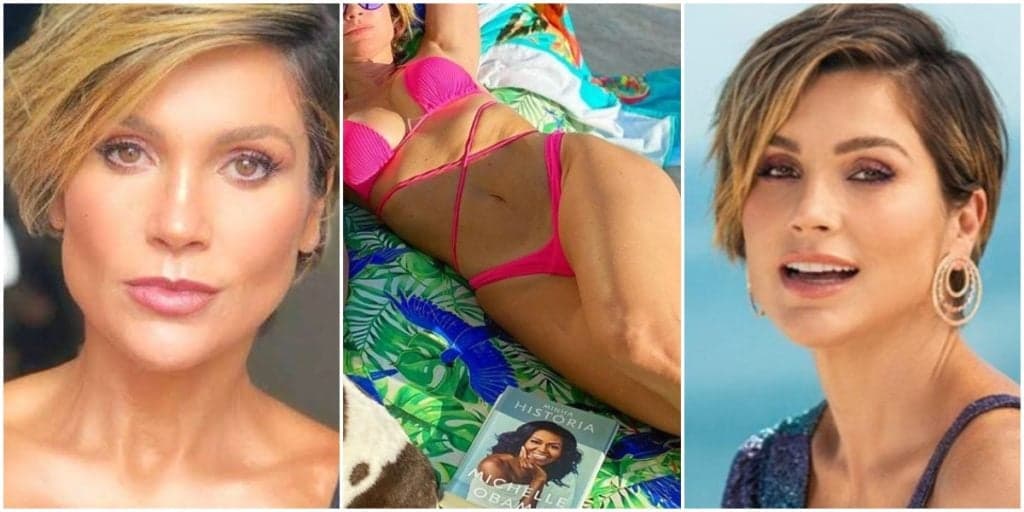 Flávia Alessandra, aos 46 anos, expõe parte íntima avantajada e seios generosos em vestido ousado: 'Maravilhosa'
