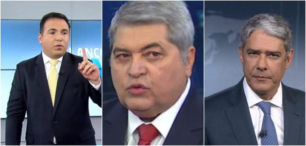 Datena, após recado para Bonner, é exposto por Gottino que fala toda a verdade: 'Somos bem diferentes'