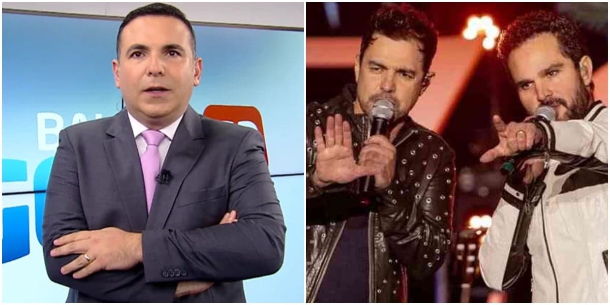 Zezé Di Camargo e Luciano precisaram acalma Reinaldo Gottino na rádio Globo Zezé Di Camargo e Luciano precisaram acalma Reinaldo Gottino na rádio Globo