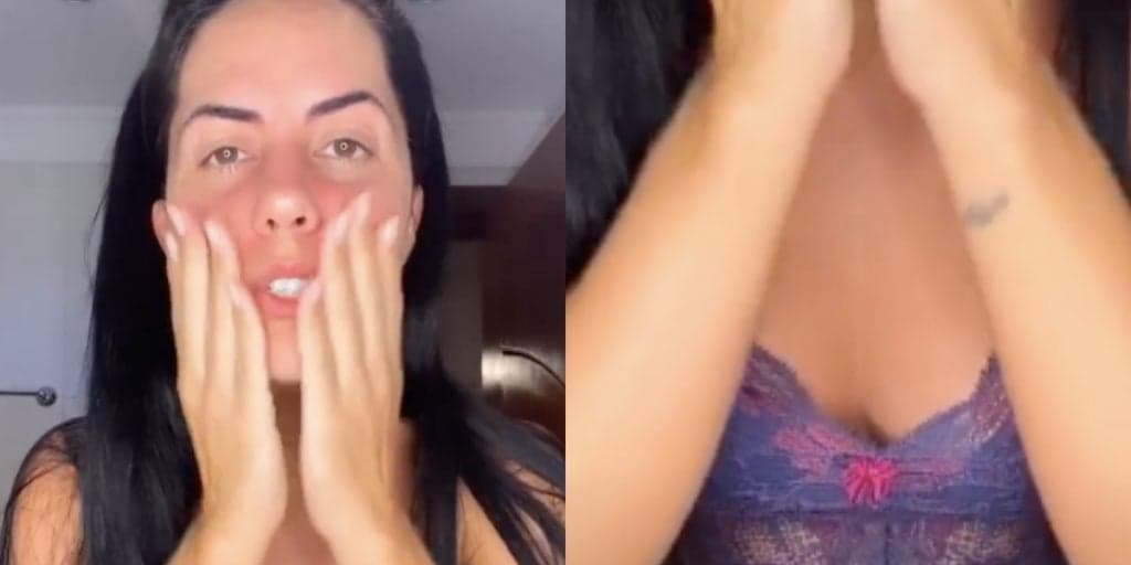 Graciele Lacerda surge em vídeo de lingerie transparente mostrando tudo e fazendo depilação íntima: "Vermelho"