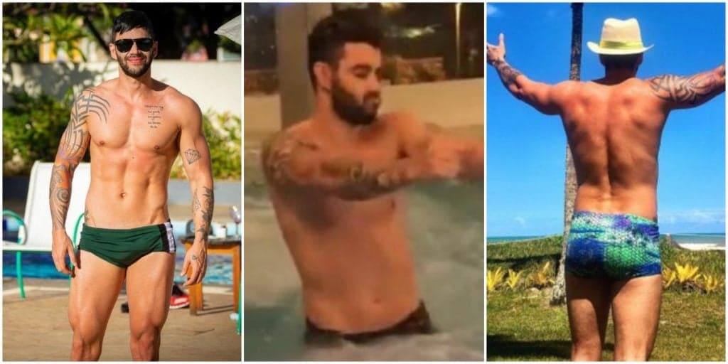 Com fama de bem dotado, Gusttavo Lima expõe 'linguiça' ao vivo e choca com revelação: 'Você gosta?'