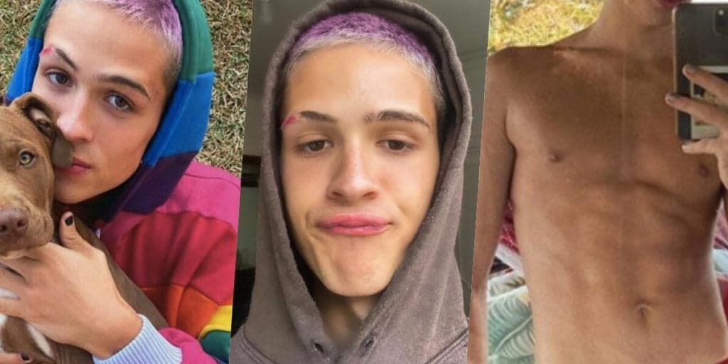 João Guilherme, filho de Leonardo, após tirar a roupa e assumir, expõe parte íntima deformada: "Mais torto"