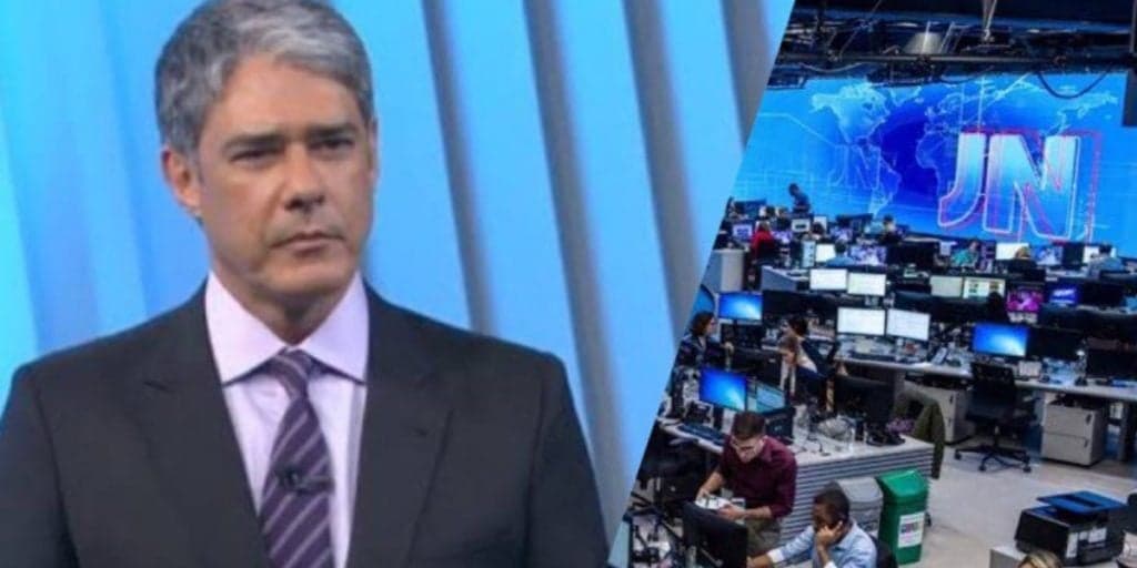 Homem invade redação do Jornal Nacional e tira as calças ao vivo na Globo