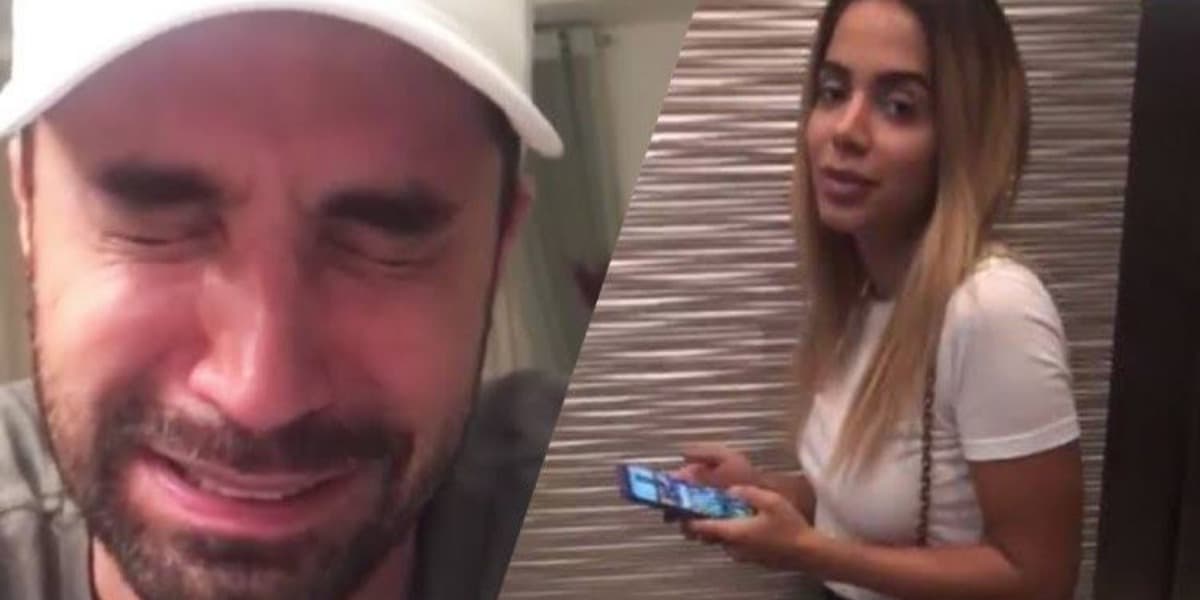 Latino vai ás lágrimas depois de humilhação de Anitta (Montagem: TV Foco) Latino vai ás lágrimas depois de humilhação de Anitta (Montagem: TV Foco)