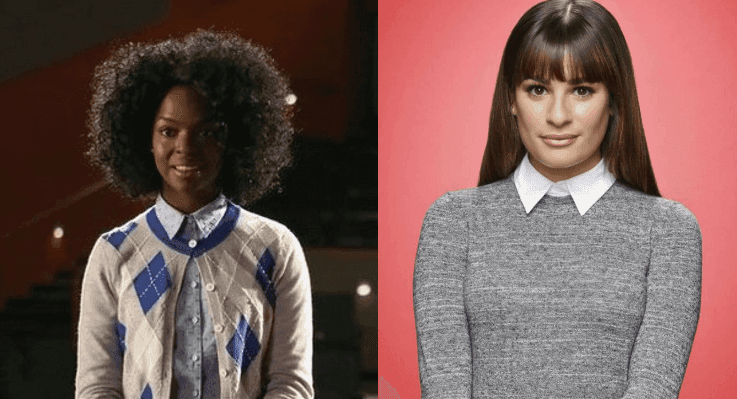 Lea Michele, protagonista de Glee, é acusada de racismo por Samantha, colega de elenco (Foto: Reprodução)