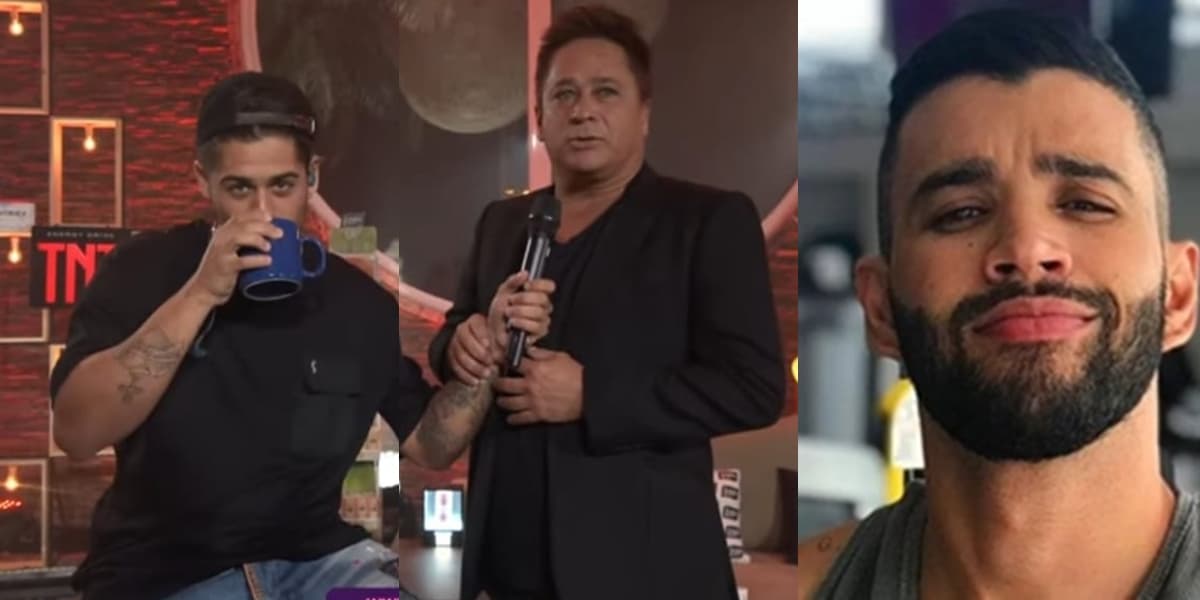 Leonardo e Zé Felipe falaram sobre Gusttavo Lima em live (Foto montagem: TV Foco) Leonardo e Zé Felipe falaram sobre Gusttavo Lima em live (Foto montagem: TV Foco)