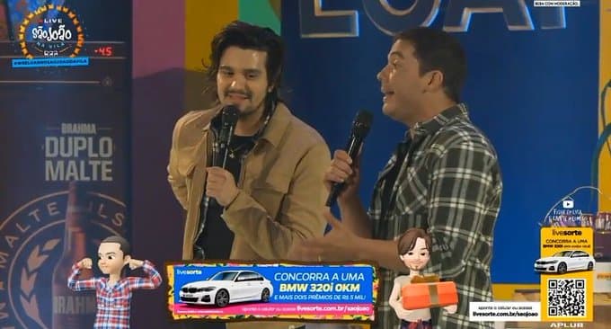 Live de Luan Santana e Wesley Safadão choca com direito a choro e ameaça: "Não respondo por mim"