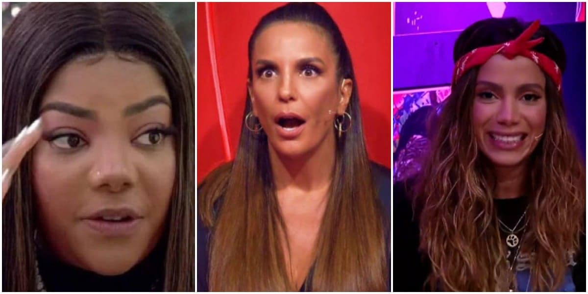 As cantoras Ludmilla, Ivete Sangalo e Anitta (Reprodução)