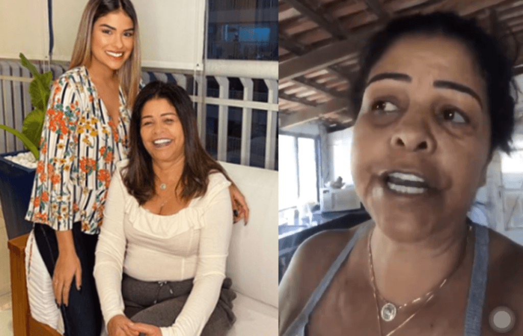 Mãe de Munik Nunes arma barraco e discute com ex após flagrar mulher em casa: "Escroto"