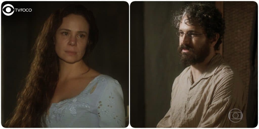 Novo Mundo: Relação de Amália e Peter se intensifica e eles desvendam o maior mistério de Novo Mundo