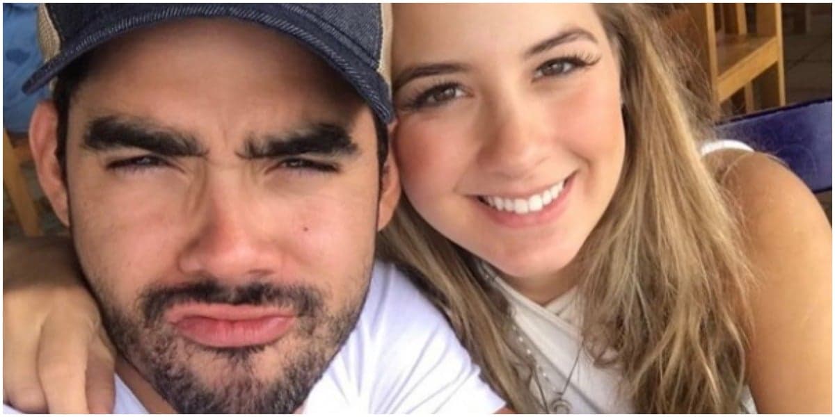 Gabriel Diniz e Karoline Calheiros formaram um casal (Foto: Reprodução)