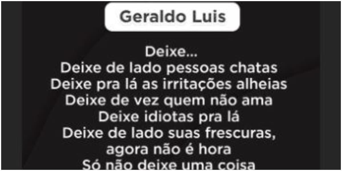 Geraldo Luís (Foto: Reprodução)