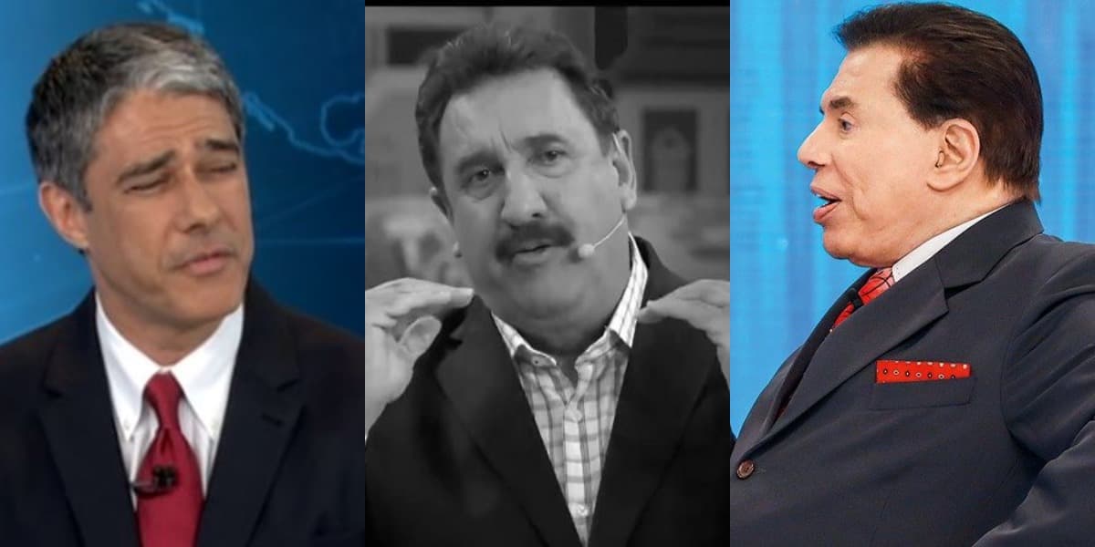Ratinho apareceu no Jornal Nacional e se tornou motivo de ameaça de Silvio Santos (Foto: Reprodução/TV Globo/SBT) Ratinho apareceu no Jornal Nacional e se tornou motivo de ameaça de Silvio Santos (Foto: Reprodução/TV Globo/SBT)