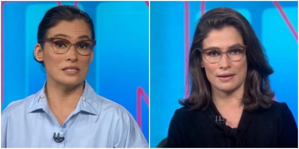 Renata Vasconcellos, após ataque com faca na Globo e choro nos bastidores, é confrontada com 'roubo': 'Apavorada'