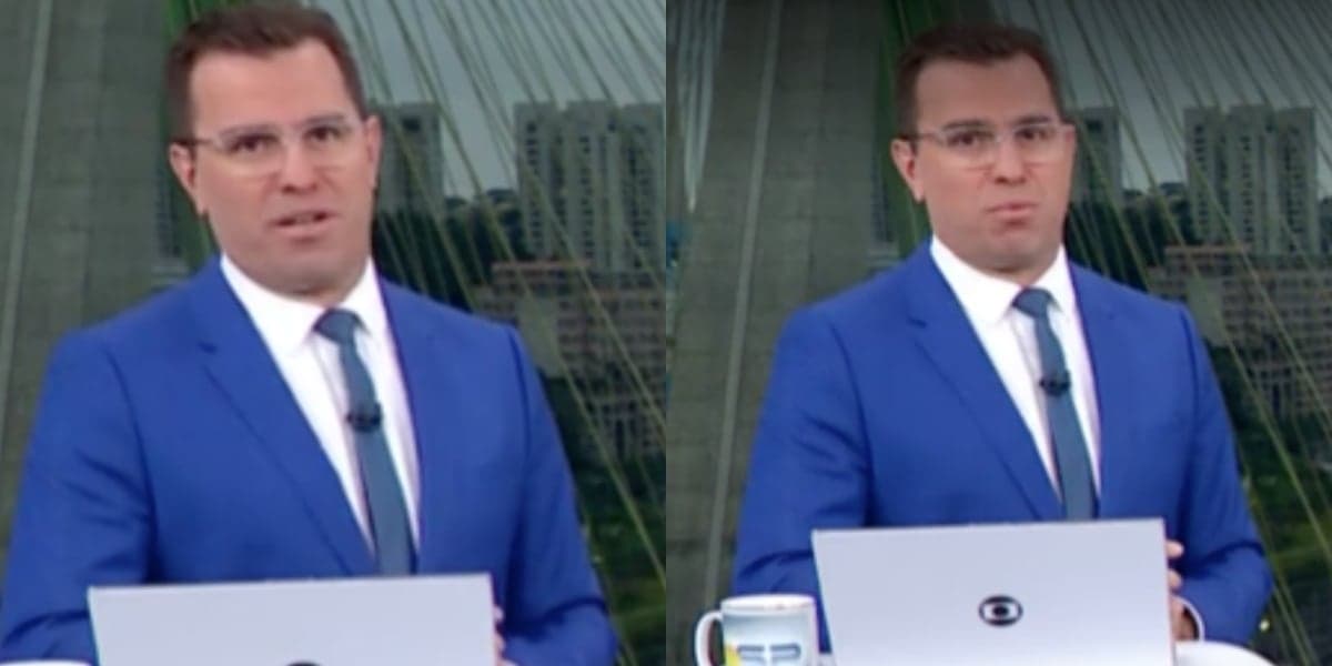 O famoso âncora do Bom Dia São Paulo da Globo, Rodrigo Bocardi (Foto: Reprodução/Montagem TV Foco)