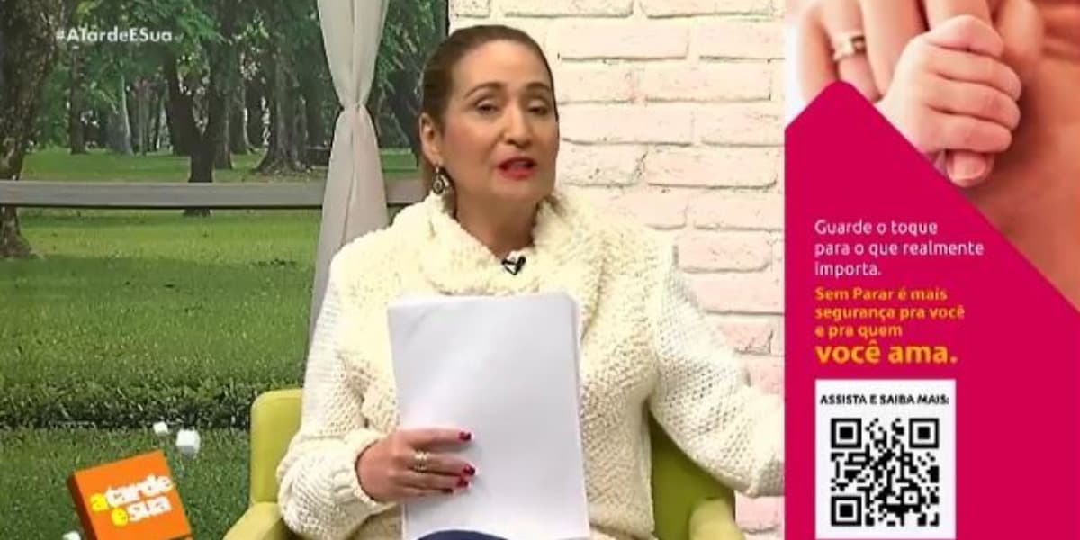 Sonia Abrão no A Tarde é Sua de hoje (Foto: Reprodução/RedeTV!)