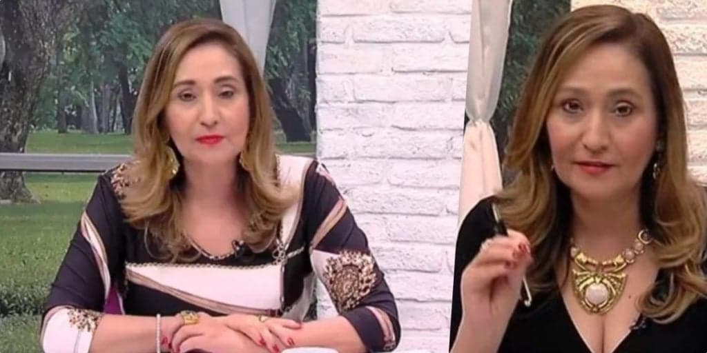 Sonia Abrão para programa ao vivo na RedeTV, expõe as mãos para as câmeras e faz anúncio bombástico: "Basta"
