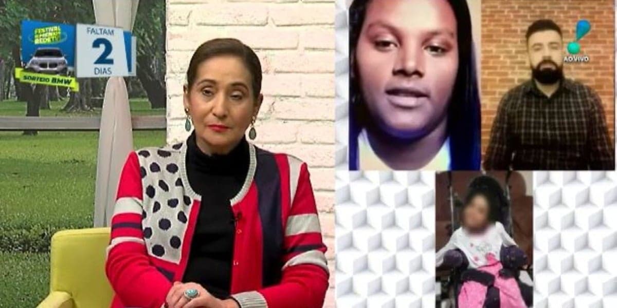Sonia Abrão recebeu entrevista de Renata, possível filha de Luiz Carlos (Foto: Reprodução/RedeTV!)