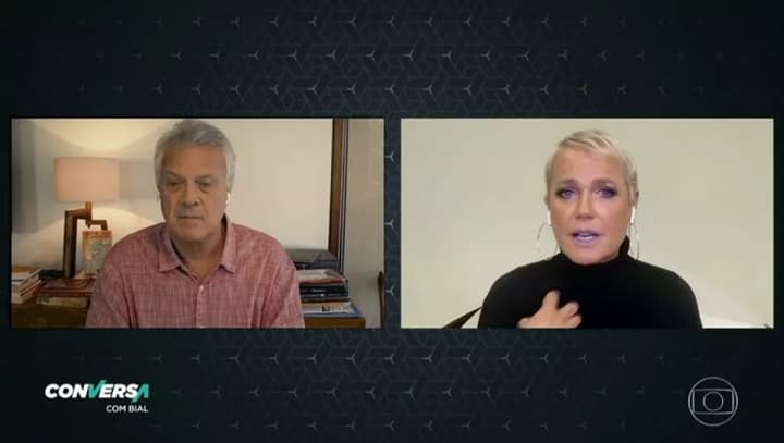 Xuxa em entrevista ao Conversa com Bial. (Foto: Reprodução)