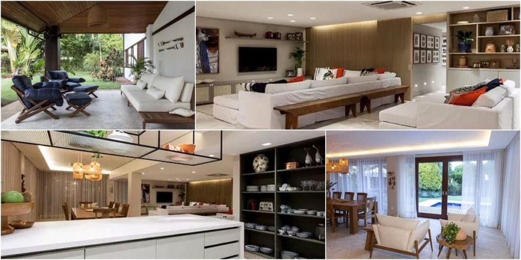 Mansão luxuosa de Ivete Sangalo. (Foto: Montagem/Divulgação) Mansão luxuosa de Ivete Sangalo. (Foto: Montagem/Divulgação)