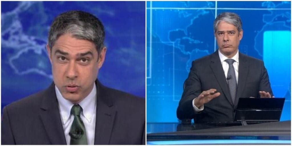 William Bonner, atacado por bêbada na rua, entra em desespero ao vivo na Globo: 'Não precisava disso'