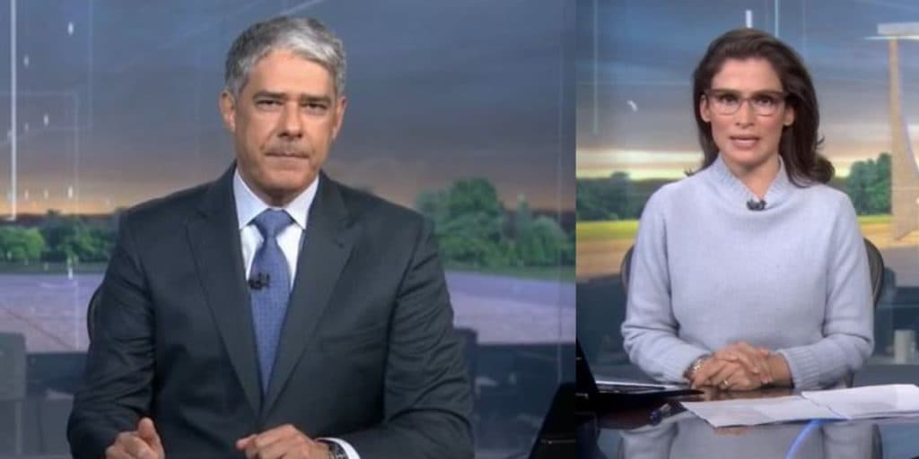 Renata Vasconcellos começa discurso no JN, Bonner dá cortada e âncora é vetada em rede nacional: "Aposenta"