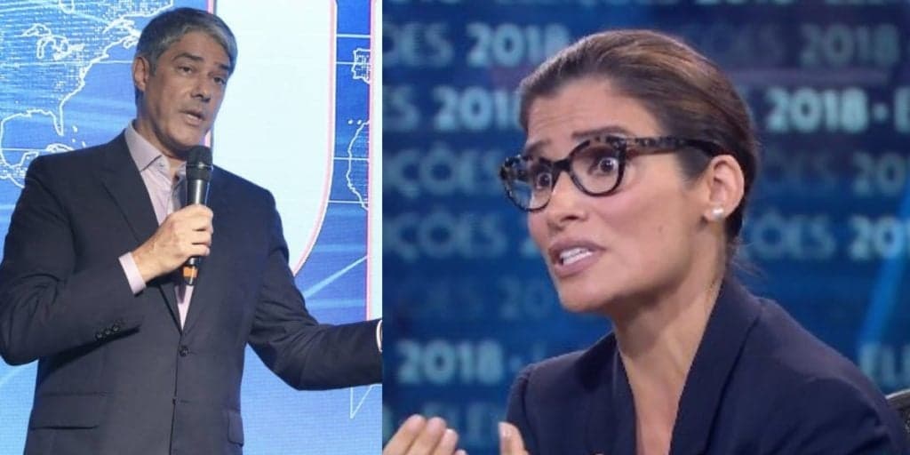 William Bonner e Renata são golpeados na Globo e Jornal Nacional ganha edição dupla após confessarem exaustão