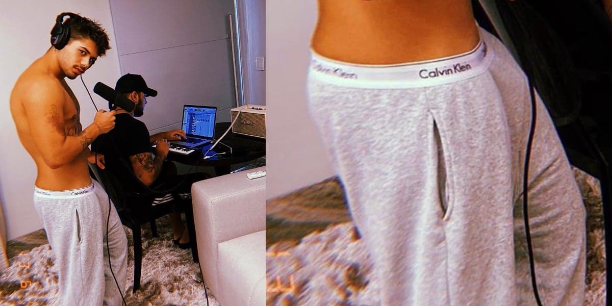 Zé Felipe chocou com a boa forma (Foto: Reprodução/Instagram)