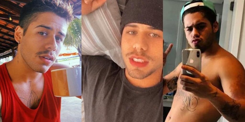 Zé Felipe, após assumir sexo a três  e ter festinha em motel divulgada, expõe sofrimento: "Não beijo"