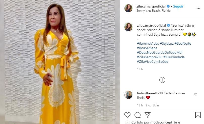 Zilu deu a volta por cima (Foto: Reprodução/Instagram) Zilu deu a volta por cima (Foto: Reprodução/Instagram)