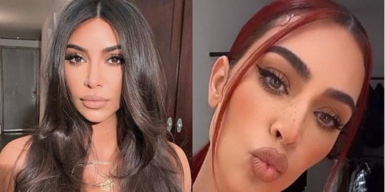 Kim Kardashian ousa, passa por transformação radical e pinta o cabelo de vermelho: "Não é uma peruca"