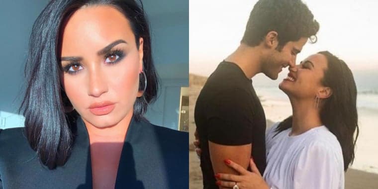 Fofo! Demi Lovato para tudo, anuncia noivado em post romântico e dispara: "Eu te amo para sempre"