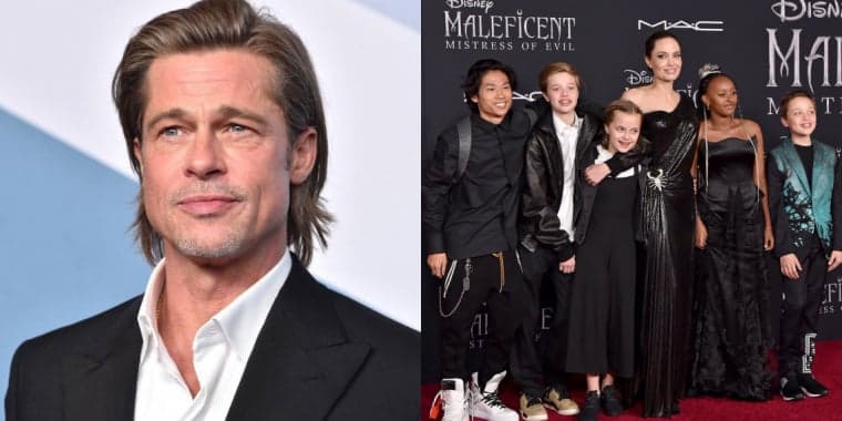 Brad Pitt, após separação de Angelina Jolie, corta laços com os filhos: "relação não existe"