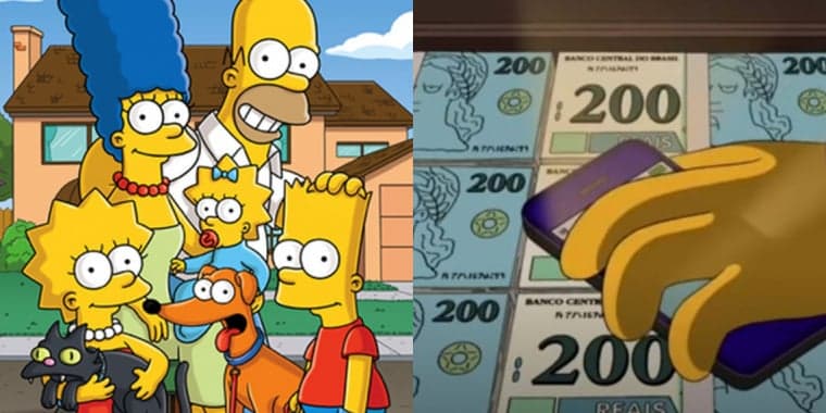 Os Simpsons acertam novamente: cédula de R$ 200 já havia sido prevista e web enlouquece: "assustador"