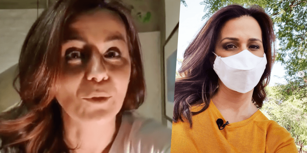Adriana Araújo resolve arrebentar e dizer a verdade sobre a Record ao ser derrubada de bancada: "Só posso te dizer"